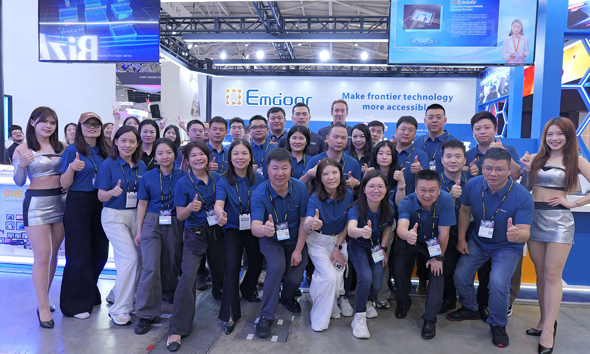 亿道三防携明星产品亮相COMPUTEX，助力行业智能化全球加速